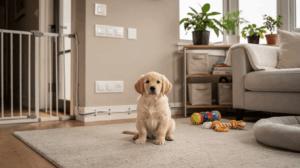 Puppy proofing home checklist for a safer space